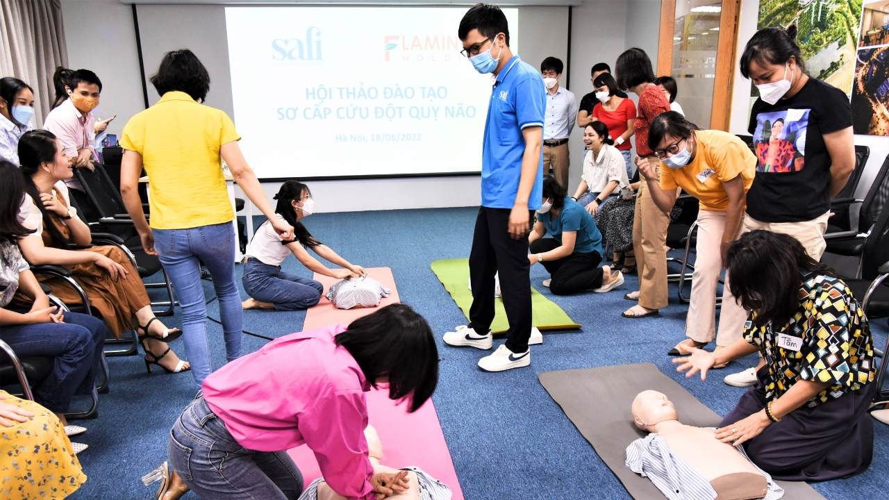 Safi sơ cấp cứu đào tạo sơ cấp cứu cho mọi người